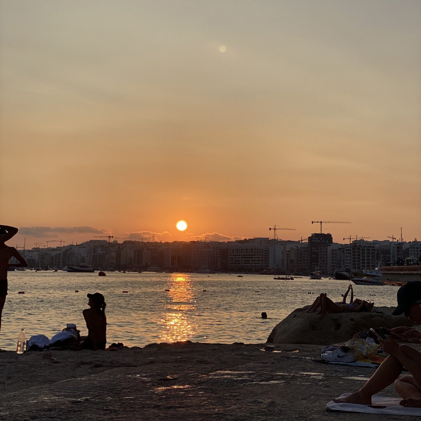 Auslandspraktikum Malta Sonnenuntergang