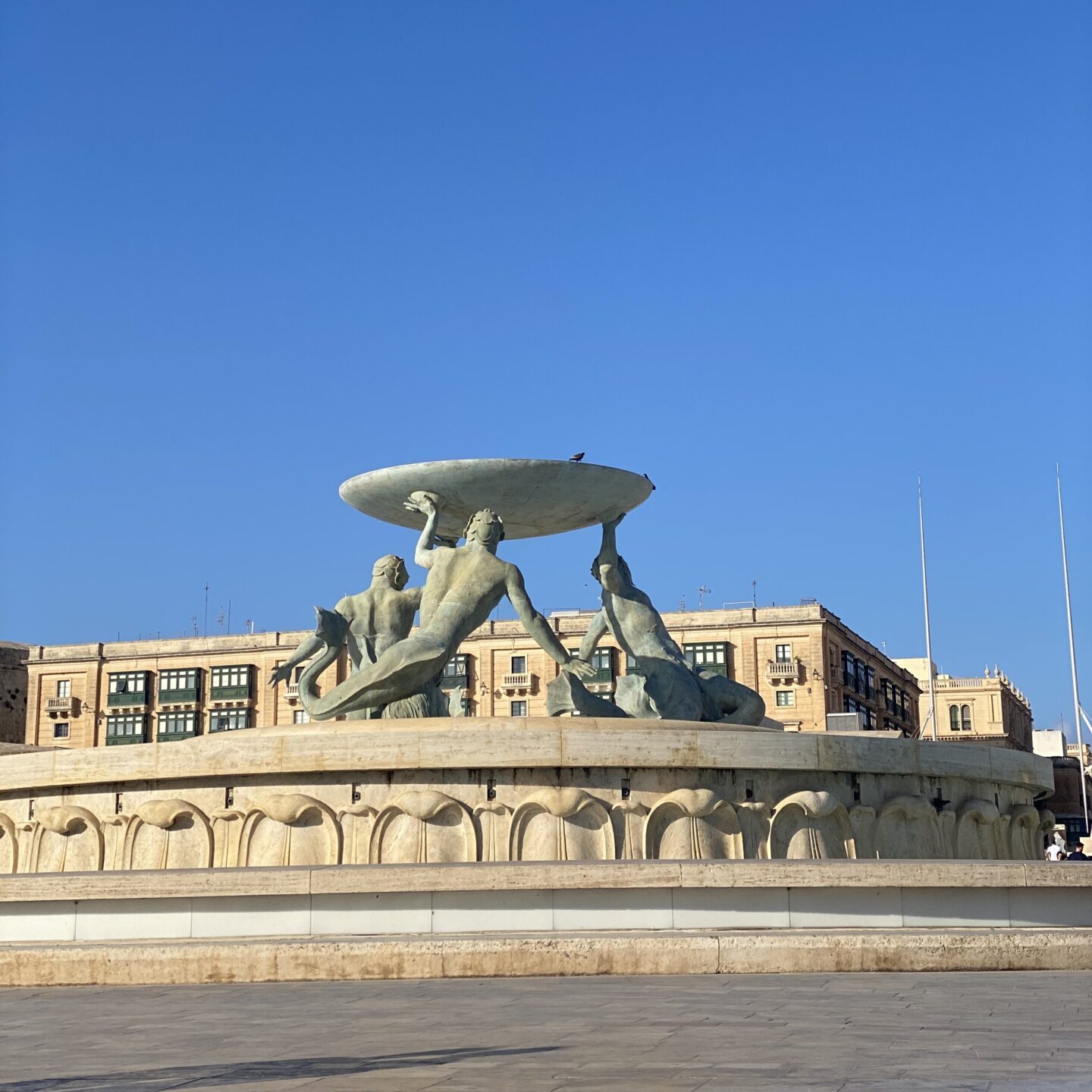 Auslandspraktikum Malta Statue